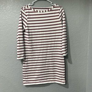 Vineyard Vines Womens‎ Pink Blue Stripe TShirt Dress Sz XS